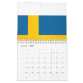 Vlag van Zweden Kalender (Jan 2027)