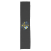 Vlag van Zweden Korte Tafelloper (Voorkant)