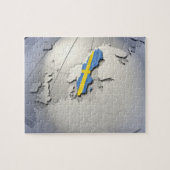 Vlag van Zweden Legpuzzel (Horizontaal)