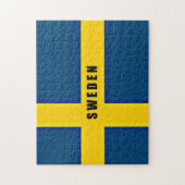 Vlag van Zweden Legpuzzel (Verticaal)