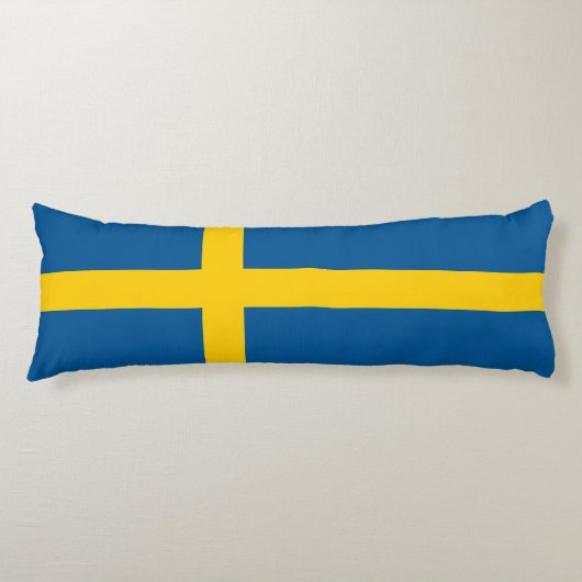 Vlag van Zweden Lichaamskussen (Voorkant)