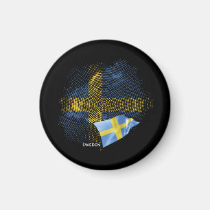 Vlag van Zweden Magneet