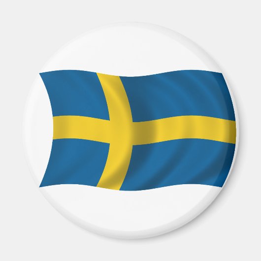 Vlag van Zweden Magneet (Voorkant)