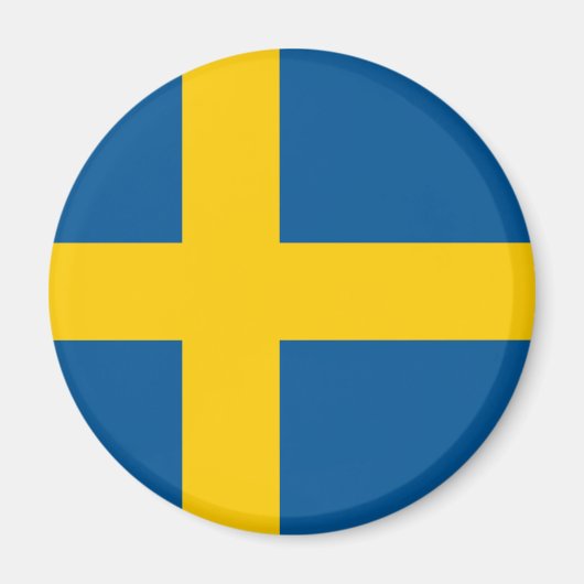 Vlag van Zweden Magneet (Voorkant)