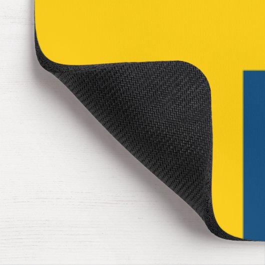 Vlag van Zweden Muismat (Hoek)