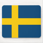 Vlag van Zweden Muismat (Voorkant)