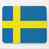Vlag van Zweden Muismat (Voorkant)