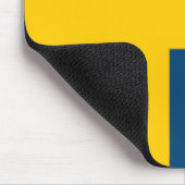 Vlag van Zweden Muismat (Hoek)