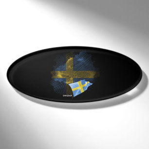 Vlag van Zweden Naambadge