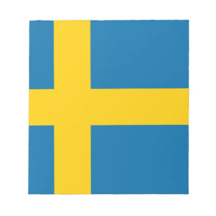 Vlag van Zweden Notitieblok