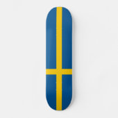 Vlag van Zweden Persoonlijk Skateboard (Voorkant)