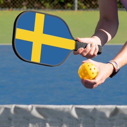 Vlag van Zweden Pickleball Paddle (Insitu)