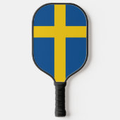 Vlag van Zweden Pickleball Paddle (Voorkant)