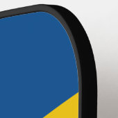 Vlag van Zweden Pickleball Paddle (Links Detail)