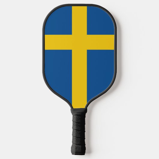 Vlag van Zweden Pickleball Paddle (Achterkant)