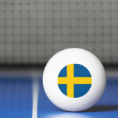 Vlag van Zweden Pingpongbal (Net)