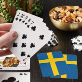 Vlag van Zweden Pokerkaarten (Insitu)
