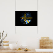 Vlag van Zweden Poster (Keuken)