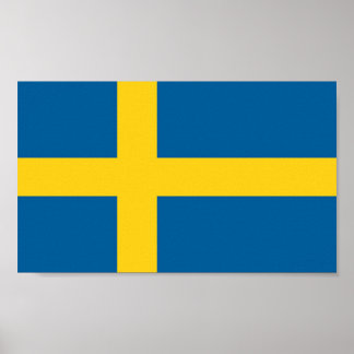 Vlag van Zweden Poster
