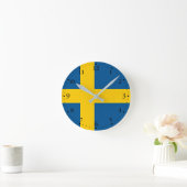 Vlag van Zweden Ronde Klok (Huis)