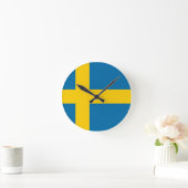 Vlag van Zweden Ronde Klok (Huis)