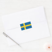 Vlag van Zweden Ronde Sticker (Envelop)