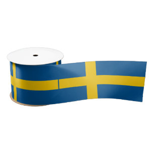 Vlag van Zweden Satijnen Lint
