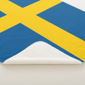 Vlag van Zweden Sherpa Deken (3/4)