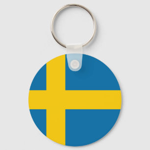 Vlag van Zweden Sleutelhanger