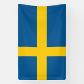 Vlag van Zweden Spandoek (Verticaal)