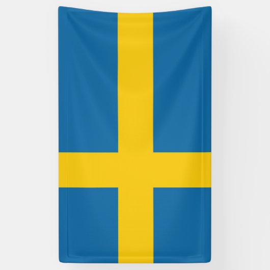 Vlag van Zweden Spandoek (Verticaal)