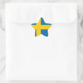 Vlag van Zweden Ster Sticker (Tas)