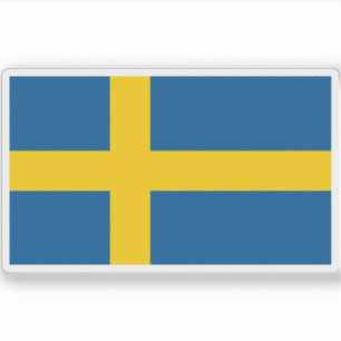 Vlag van Zweden Sticker