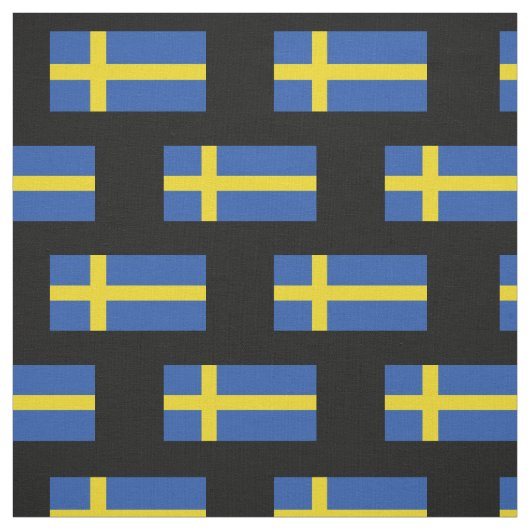 Vlag van Zweden Stof (Swatch)