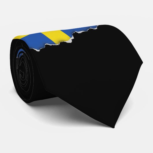 Vlag van Zweden Stropdas (Opgerold)