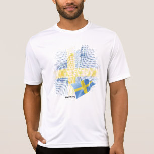 Vlag van Zweden T-shirt