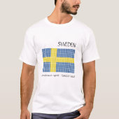 Vlag van Zweden T-shirt (Voorkant)