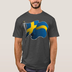 Vlag van Zweden T-shirt