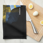 Vlag van Zweden Theedoek (Quarter Fold)