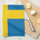 Vlag van Zweden Theedoek (Quarter Fold)