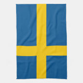 Vlag van Zweden Theedoek (Verticaal)