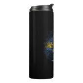 Vlag van Zweden Thermosbeker (Gedraaid links)