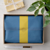 Vlag van Zweden Tissuepapier (Geschenk)