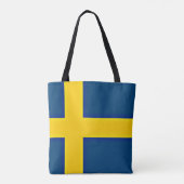 Vlag van Zweden Tote Bag (Achterkant)