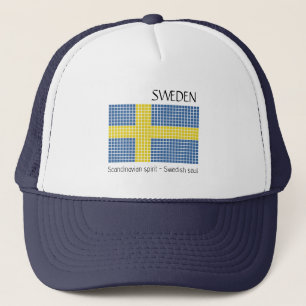 Vlag van Zweden Trucker Pet