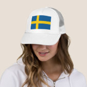 Vlag van Zweden Trucker Pet (In situ)