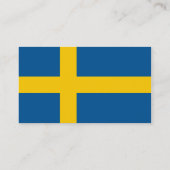 Vlag van Zweden Visitekaartjes (Achterkant)