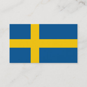 Vlag van Zweden Visitekaartjes