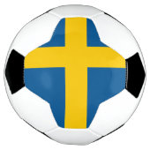 Vlag van Zweden Voetbal (Gedraaid)