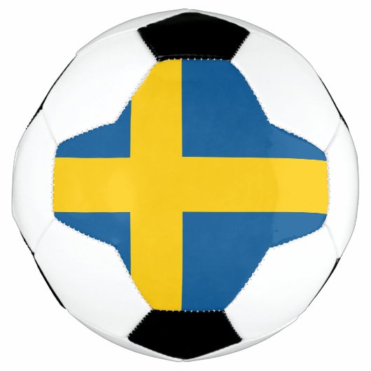 Vlag van Zweden Voetbal (Voorkant)